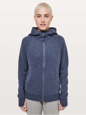 Lululemon Scuba Hoodie *Light Cotton Fleece
Heathered Gatsby Blue size 6